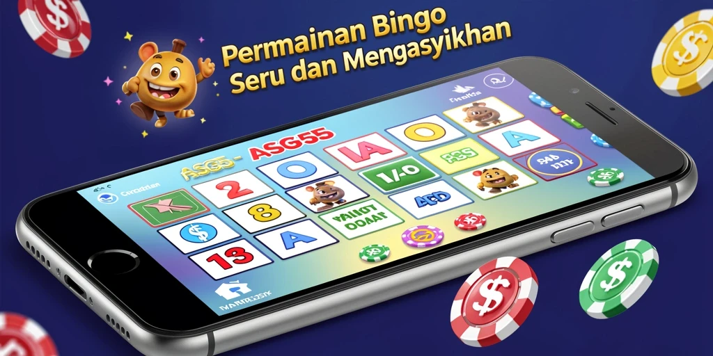 Tampilan utama gameplay ASG55 yang penuh warna dan menyenangkan.