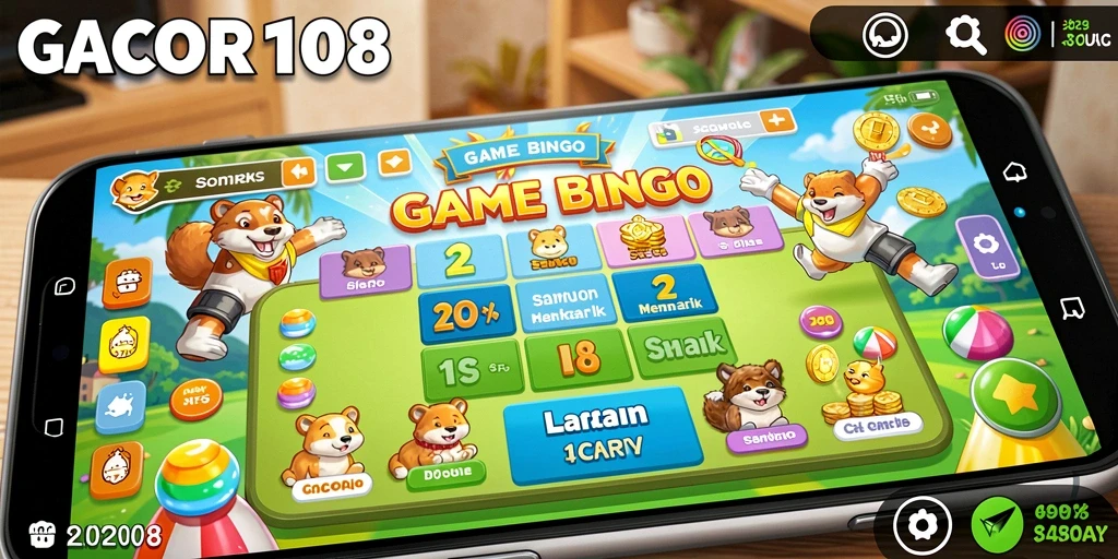 Screenshot gameplay GACOR108 yang menunjukkan suasana permainan Bingo.