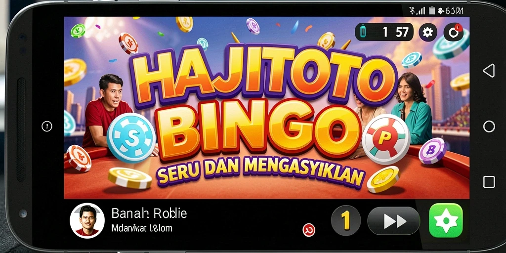 Tangkapan layar gameplay HAJITOTO yang menampilkan suasana seru permainan Bingo.