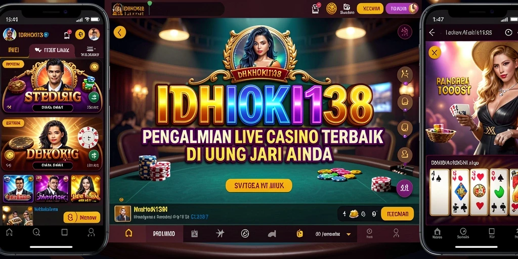 Tampilan gameplay Live Casino yang menarik di IDRHOKI138.