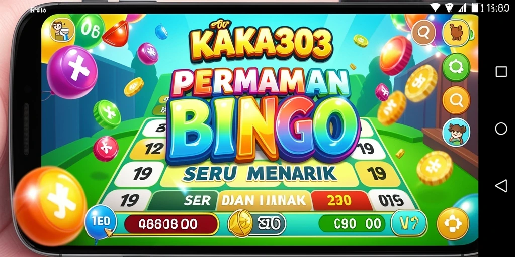 Tampilan gameplay KAKA303, menampilkan momen seru bermain Bingo.
