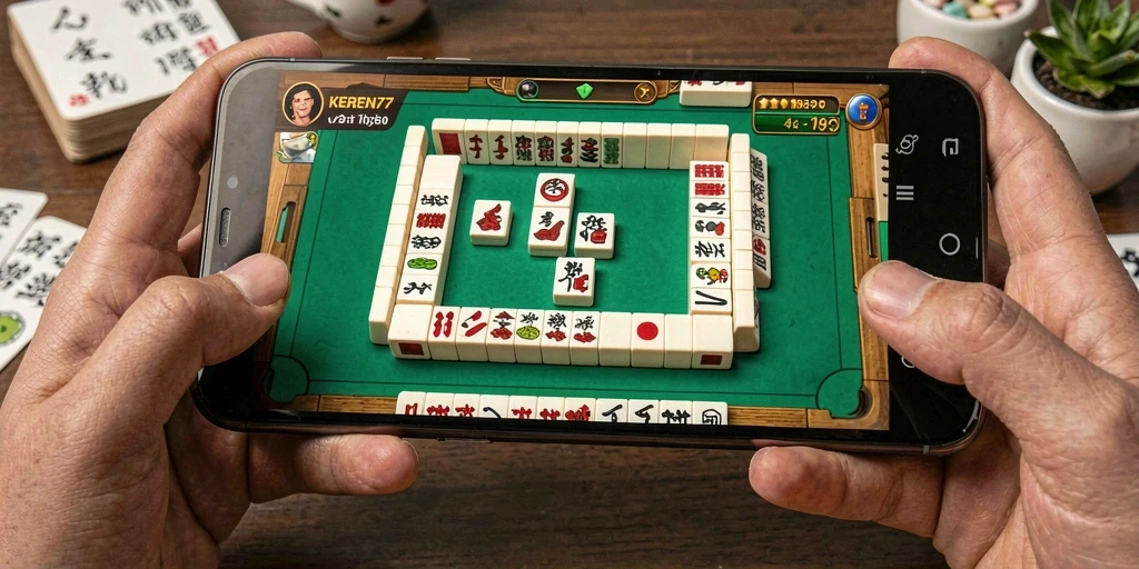 Tampilan menarik gameplay Mahjong di KEREN77 dengan berbagai tingkat kesulitan.