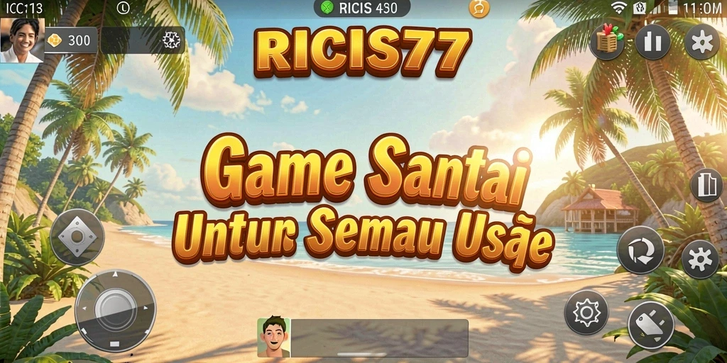 Tampilan menarik dari gameplay RICIS77 yang seru dan adiktif.