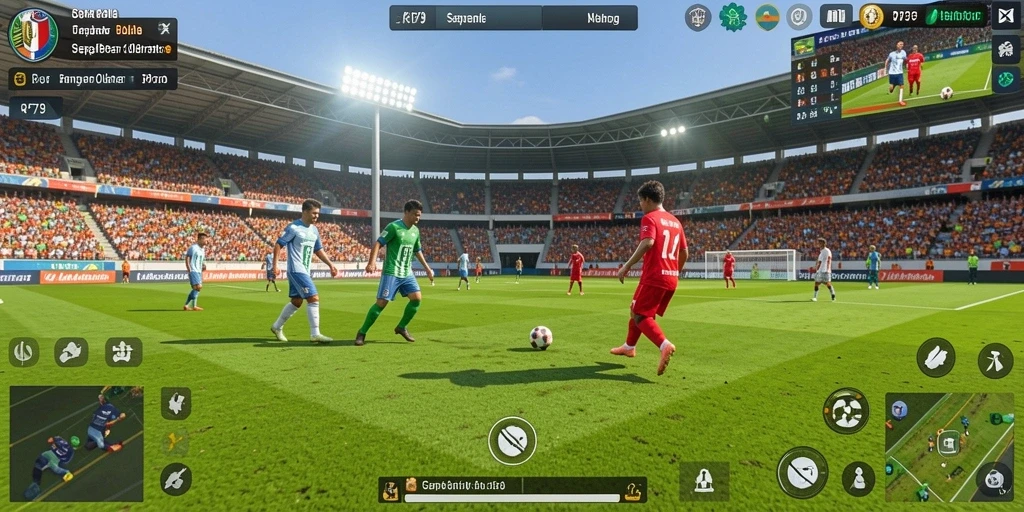 Tampilan gameplay <strong>RP79</strong> yang mendebarkan dan penuh aksi di lapangan.