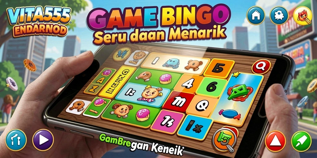 Tampilan gameplay seru dan interaktif di VITA555.